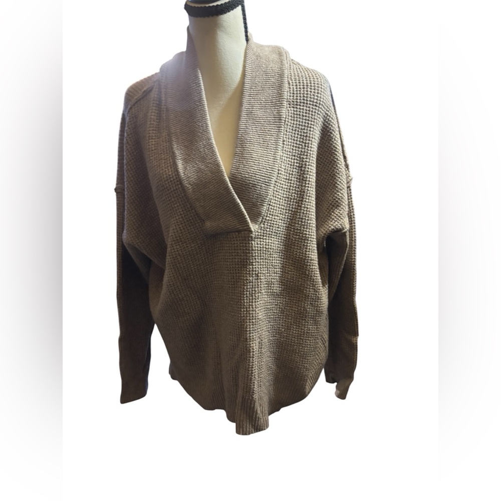 Aerie Soft Beige Knit Sweater